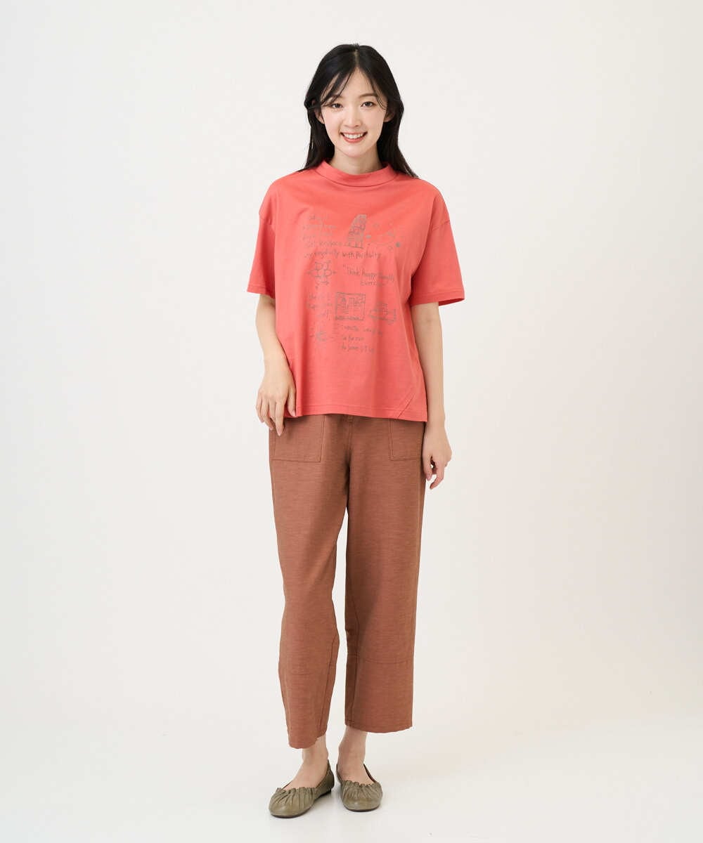 NGKGE42180 GIANNI LO GIUDICE(ジャンニ ロ ジュディチェ) [洗える・日本製]天竺シルケットカットソー ピンク