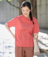 NGKGE42180 GIANNI LO GIUDICE(ジャンニ ロ ジュディチェ) [洗える・日本製]天竺シルケットカットソー ピンク