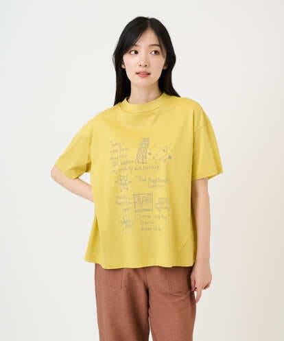 NGKGE42180 GIANNI LO GIUDICE [洗える・日本製]天竺シルケットカットソー