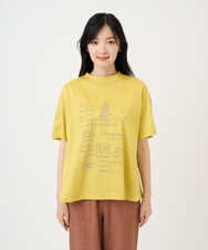 NGKGE42180 GIANNI LO GIUDICE(ジャンニ ロ ジュディチェ) [洗える・日本製]天竺シルケットカットソー イエロー