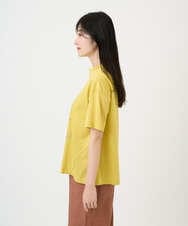 NGKGE42180 GIANNI LO GIUDICE(ジャンニ ロ ジュディチェ) [洗える・日本製]天竺シルケットカットソー イエロー