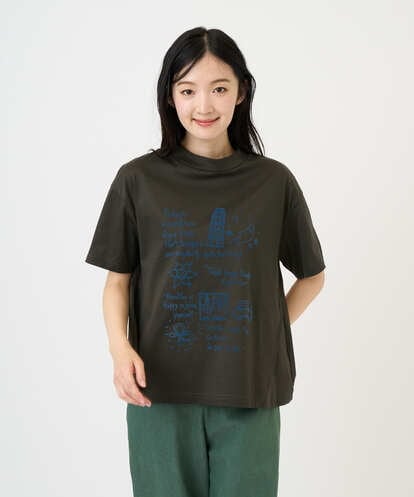 NGKGE42180 GIANNI LO GIUDICE [洗える・日本製]天竺シルケットカットソー