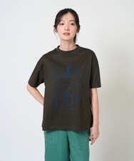 NGKGE42180 GIANNI LO GIUDICE(ジャンニ ロ ジュディチェ) [洗える・日本製]天竺シルケットカットソー カーキ