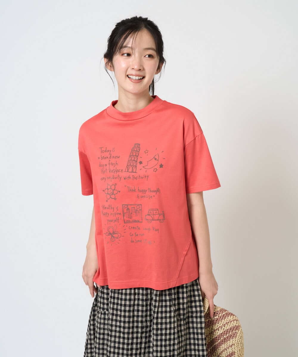 NGKGE42180 GIANNI LO GIUDICE(ジャンニ ロ ジュディチェ) [洗える・日本製]天竺シルケットカットソー カーキ