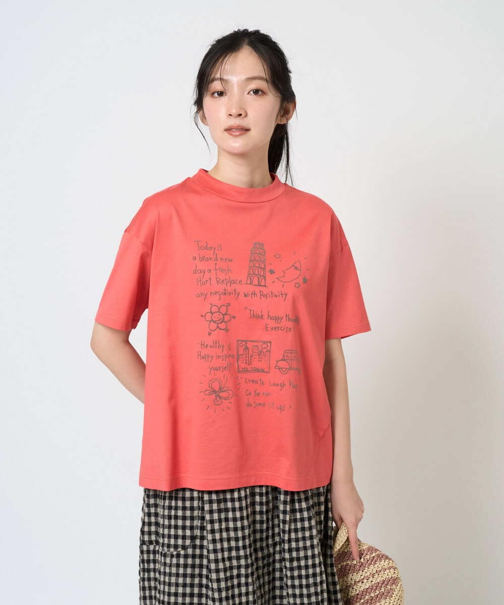 NGKGE42180 GIANNI LO GIUDICE(ジャンニ ロ ジュディチェ) [洗える・日本製]天竺シルケットカットソー カーキ