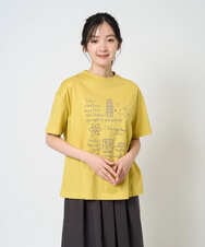 NGKGE42180 GIANNI LO GIUDICE(ジャンニ ロ ジュディチェ) [洗える・日本製]天竺シルケットカットソー カーキ