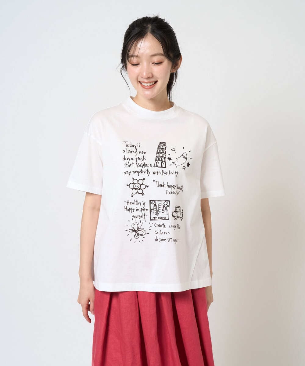 NGKGE42180 GIANNI LO GIUDICE(ジャンニ ロ ジュディチェ) [洗える・日本製]天竺シルケットカットソー カーキ