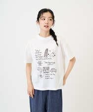 NGKGE42180 GIANNI LO GIUDICE(ジャンニ ロ ジュディチェ) [洗える・日本製]天竺シルケットカットソー ホワイト