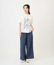 NGKGE42180 GIANNI LO GIUDICE(ジャンニ ロ ジュディチェ) [洗える・日本製]天竺シルケットカットソー ホワイト