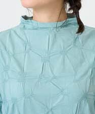 NGKGE46170 GIANNI LO GIUDICE(ジャンニ ロ ジュディチェ) [洗える・日本製]麻混シャーリングカットソー ライトブルー