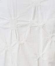 NGKGE46170 GIANNI LO GIUDICE(ジャンニ ロ ジュディチェ) [洗える・日本製]麻混シャーリングカットソー ライトブルー