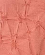 NGKGE47170 GIANNI LO GIUDICE(ジャンニ ロ ジュディチェ) [洗える・日本製]麻混シャーリングフレンチスリーブカットソー ライトブルー