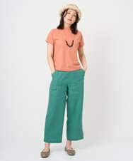 NGKGE48110 GIANNI LO GIUDICE(ジャンニ ロ ジュディチェ) [洗える・日本製]綿麻ボトルネック天竺カットソー ライトブルー