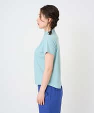 NGKGE48110 GIANNI LO GIUDICE(ジャンニ ロ ジュディチェ) [洗える・日本製]綿麻ボトルネック天竺カットソー ライトブルー