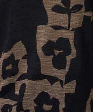 NGKGE51230 GIANNI LO GIUDICE(ジャンニ ロ ジュディチェ) [洗える・日本製]アイアスポップフラワープリントカットソー カーキ