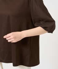 NGKGE52180 GIANNI LO GIUDICE(ジャンニ ロ ジュディチェ) [洗える・日本製]天竺シルケットカットソー ブラウン