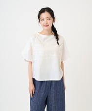 NGKGE53250 GIANNI LO GIUDICE(ジャンニ ロ ジュディチェ) [洗える・日本製]シルケット天竺カットソー ホワイト