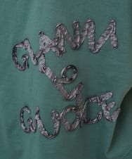 NGKGE55180 GIANNI LO GIUDICE(ジャンニ ロ ジュディチェ) [洗える・日本製]クールローレル天竺ロゴカットソー グリーン