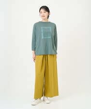 NGKGF34180 GIANNI LO GIUDICE(ジャンニ ロ ジュディチェ) [洗える・日本製]ハイゲージ天竺カットソー イエロー