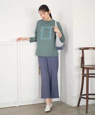 NGKGF34180 GIANNI LO GIUDICE(ジャンニ ロ ジュディチェ) [洗える・日本製]ハイゲージ天竺カットソー イエロー