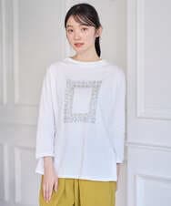 NGKGF34180 GIANNI LO GIUDICE(ジャンニ ロ ジュディチェ) [洗える・日本製]ハイゲージ天竺カットソー イエロー