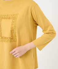 NGKGF34180 GIANNI LO GIUDICE(ジャンニ ロ ジュディチェ) [洗える・日本製]ハイゲージ天竺カットソー イエロー