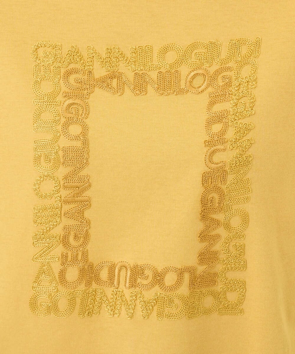 NGKGF34180 GIANNI LO GIUDICE(ジャンニ ロ ジュディチェ) [洗える・日本製]ハイゲージ天竺カットソー イエロー