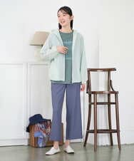 NGKGF34180 GIANNI LO GIUDICE(ジャンニ ロ ジュディチェ) [洗える・日本製]ハイゲージ天竺カットソー カーキ