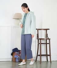 NGKGF34180 GIANNI LO GIUDICE(ジャンニ ロ ジュディチェ) [洗える・日本製]ハイゲージ天竺カットソー カーキ