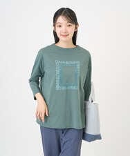 NGKGF34180 GIANNI LO GIUDICE(ジャンニ ロ ジュディチェ) [洗える・日本製]ハイゲージ天竺カットソー カーキ