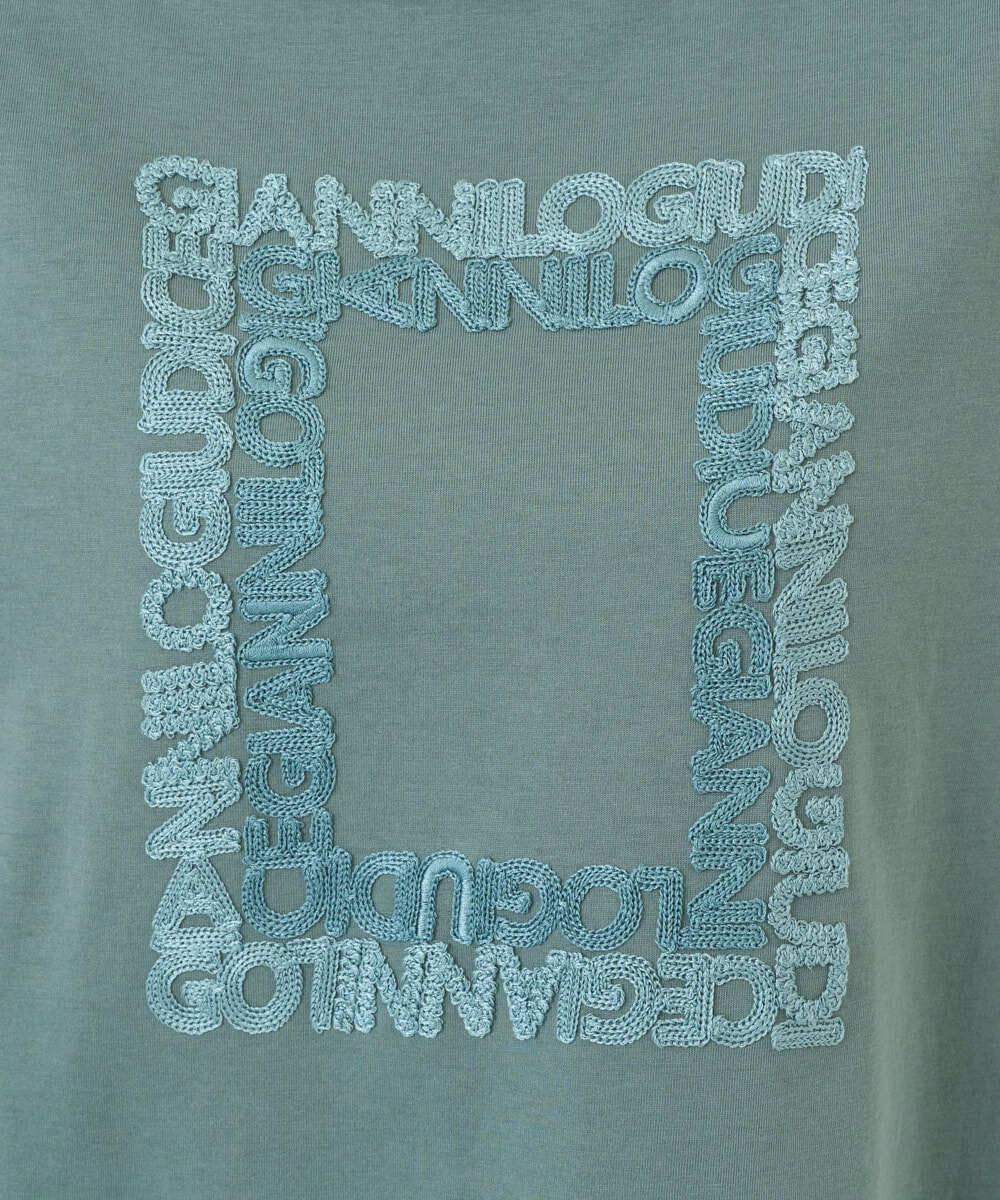 NGKGF34180 GIANNI LO GIUDICE(ジャンニ ロ ジュディチェ) [洗える・日本製]ハイゲージ天竺カットソー カーキ