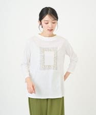 NGKGF34180 GIANNI LO GIUDICE(ジャンニ ロ ジュディチェ) [洗える・日本製]ハイゲージ天竺カットソー ホワイト