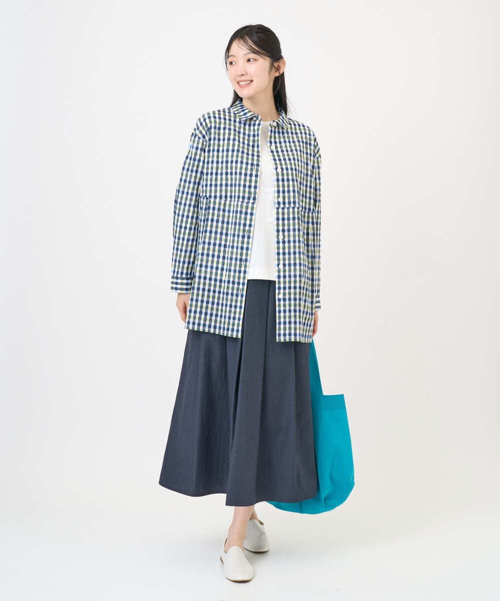 NGKGF35180 GIANNI LO GIUDICE(ジャンニ ロ ジュディチェ) [洗える・日本製]サイロコンパクトハイゲージ天竺カットソー オレンジ