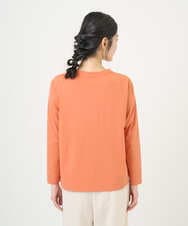 NGKGF35180 GIANNI LO GIUDICE(ジャンニ ロ ジュディチェ) [洗える・日本製]サイロコンパクトハイゲージ天竺カットソー オレンジ