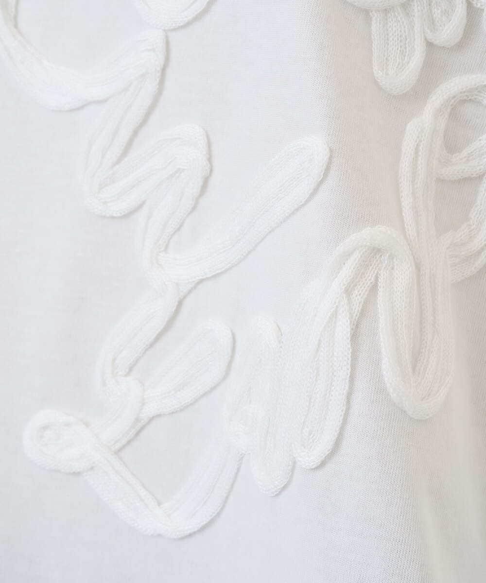 NGKGF35180 GIANNI LO GIUDICE(ジャンニ ロ ジュディチェ) [洗える・日本製]サイロコンパクトハイゲージ天竺カットソー ホワイト