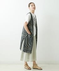 NGKGS32250 GIANNI LO GIUDICE(ジャンニ ロ ジュディチェ) [洗える・日本製]強撚天竺リボン刺繍カットソー ホワイト