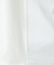 NGKGS32250 GIANNI LO GIUDICE(ジャンニ ロ ジュディチェ) [洗える・日本製]強撚天竺リボン刺繍カットソー ホワイト