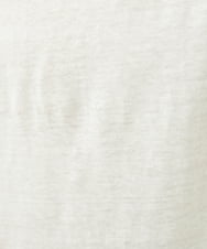 NGKGV31210 GIANNI LO GIUDICE(ジャンニ ロ ジュディチェ) [洗える]リネン天竺ラッフルスリーブカットソー ホワイト