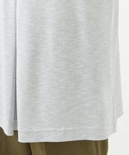 NGKGV52230 GIANNI LO GIUDICE(ジャンニ ロ ジュディチェ) [洗える・日本製]アイアス天竺チュニックカットソー ライトグレー