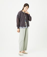 NGKHB33220 GIANNI LO GIUDICE(ジャンニ ロ ジュディチェ) [接触冷感・洗える・日本製]強撚コットン天竺プリントカットソー ブルー