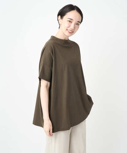 NGKHC07170 GIANNI LO GIUDICE [接触冷感・洗える・日本製]クールローレルスカイコットチュニックカットソー