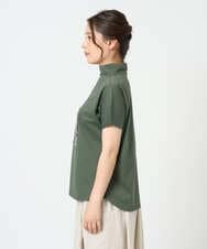 NGKHD01150 GIANNI LO GIUDICE(ジャンニ ロ ジュディチェ) [洗える]天竺フォトプリントTシャツ カーキ