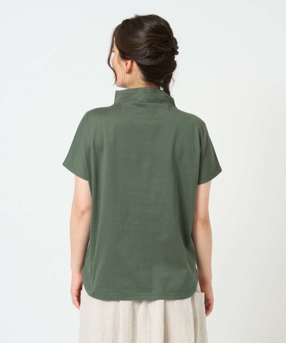 NGKHD01150 GIANNI LO GIUDICE(ジャンニ ロ ジュディチェ) [洗える]天竺フォトプリントTシャツ カーキ