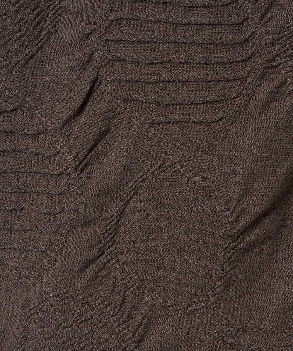 NGKHD68150 GIANNI LO GIUDICE(ジャンニ ロ ジュディチェ) [洗える・日本製]ドットタックハイネックカットソー ブルー
