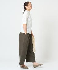 NGKHD68150 GIANNI LO GIUDICE(ジャンニ ロ ジュディチェ) [洗える・日本製]ドットタックハイネックカットソー ブルー