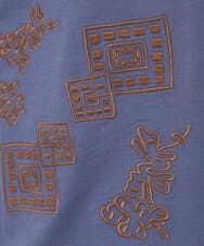 NGKHE61170 GIANNI LO GIUDICE(ジャンニ ロ ジュディチェ) 【洗える】コットン天竺刺繍カットソー ラベンダー