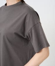 NGKHE61170 GIANNI LO GIUDICE(ジャンニ ロ ジュディチェ) 【洗える】コットン天竺刺繍カットソー ブラウン