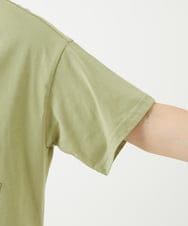 NGKHW01170 GIANNI LO GIUDICE(ジャンニ ロ ジュディチェ) [洗える]コットン天竺刺繍カットソー ライトグリーン