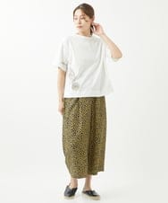 NGKHW01170 GIANNI LO GIUDICE(ジャンニ ロ ジュディチェ) [洗える]コットン天竺刺繍カットソー ホワイト