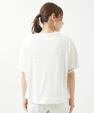 NGKHW01170 GIANNI LO GIUDICE(ジャンニ ロ ジュディチェ) [洗える]コットン天竺刺繍カットソー ホワイト